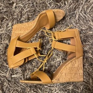 Lace up Wedges